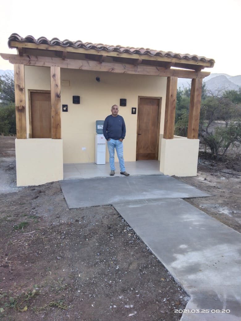 Rogelio Zúñiga, Jefe de Terreno, en obra en Hacienda Chicureo
